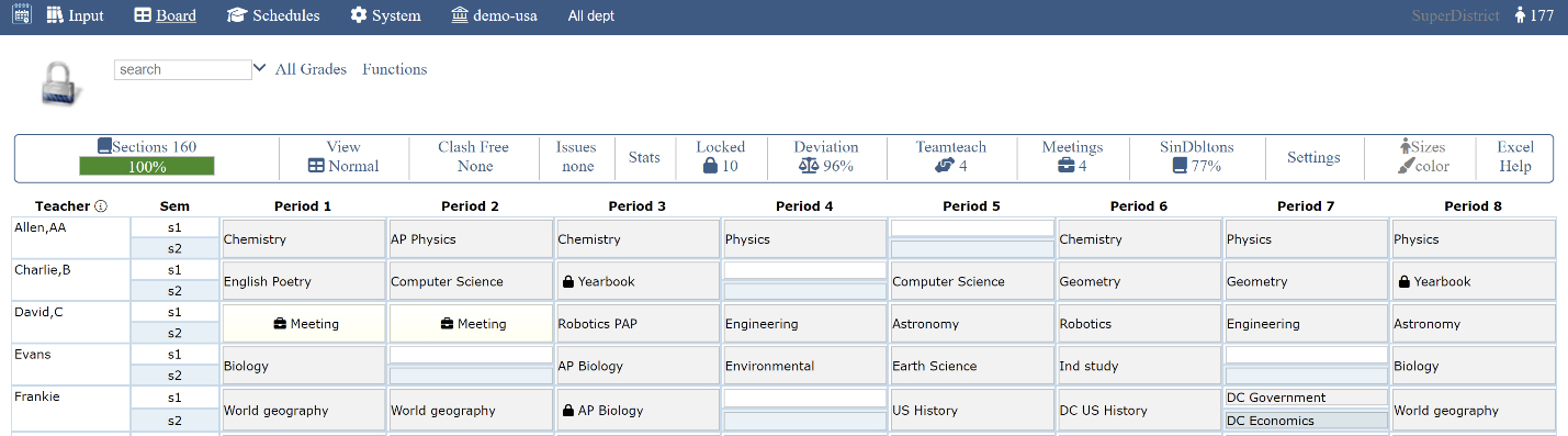 USA Scheduler Step 2 Screenshot
